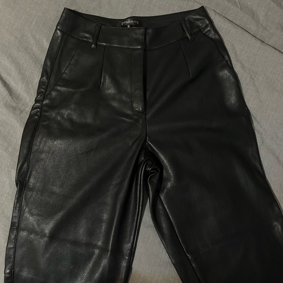 Dynamite Melina Dupe Faux Leather Pants - Picture 2 of 7